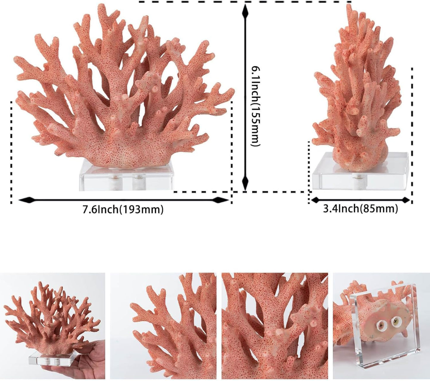 Faux Coral Reef Resin Sculpture
