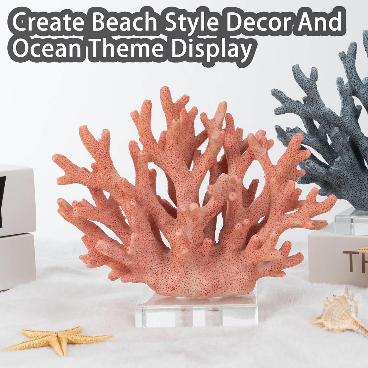 Faux Coral Reef Resin Sculpture