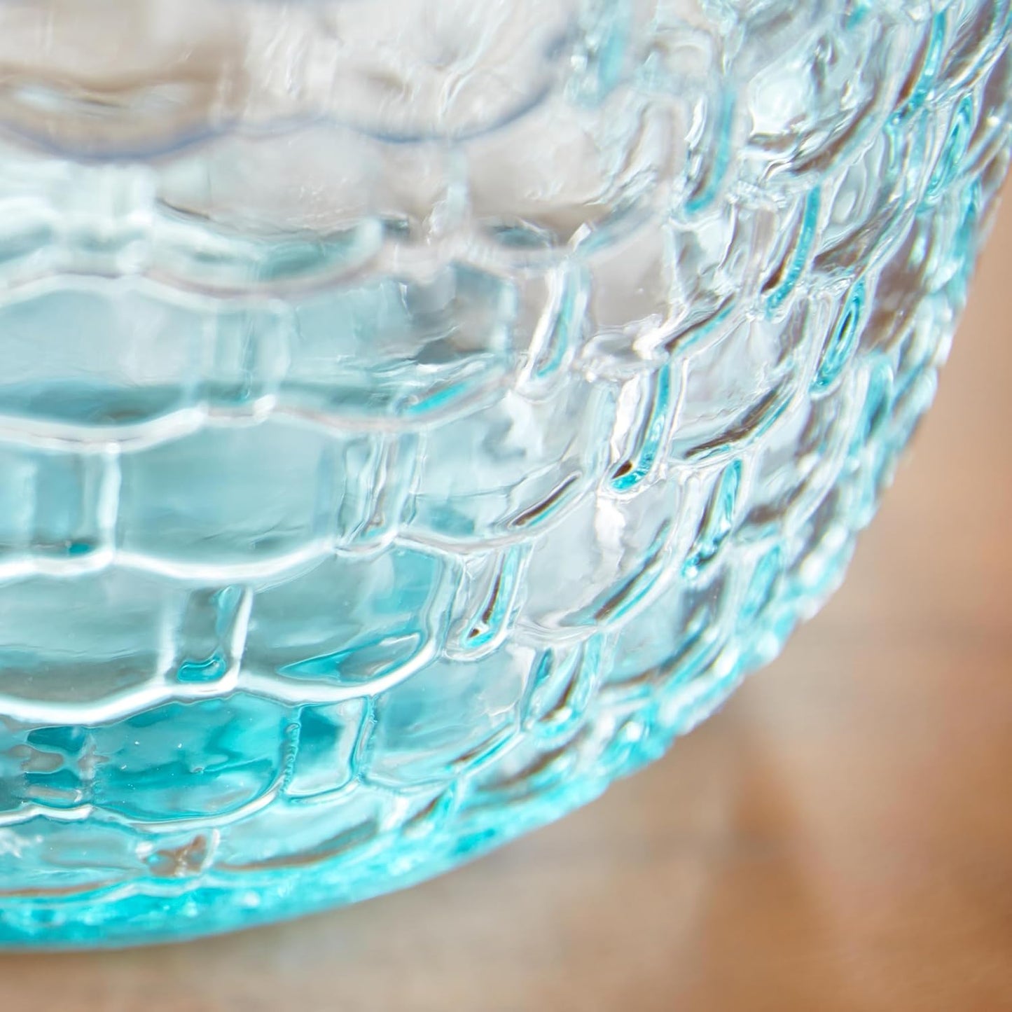 Bubble Texture Recycled Glass Vase