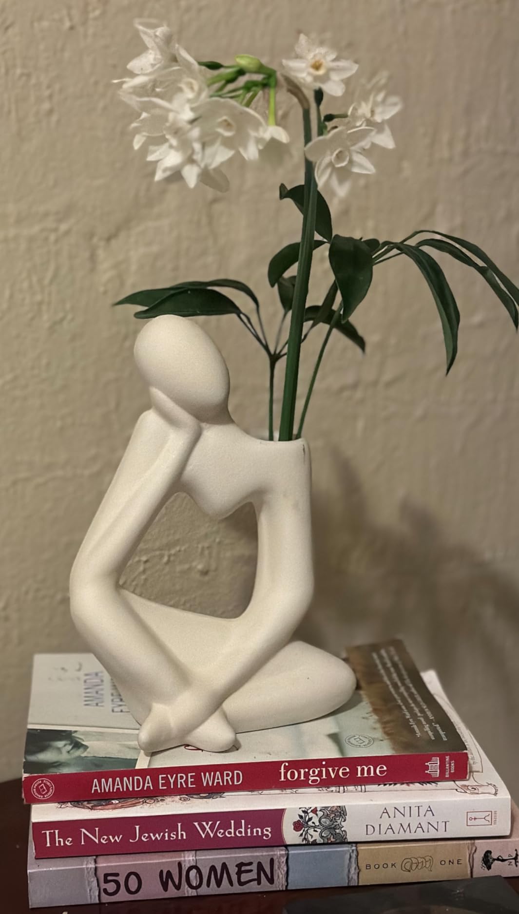Ceramic Thinker Flower Vase