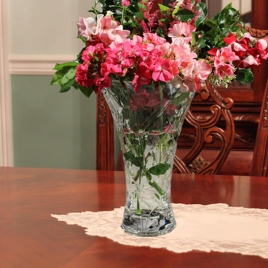 Crystal Laurus Vase
