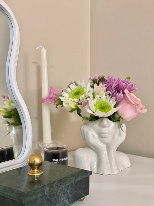 Face Vase Ceramic Vase