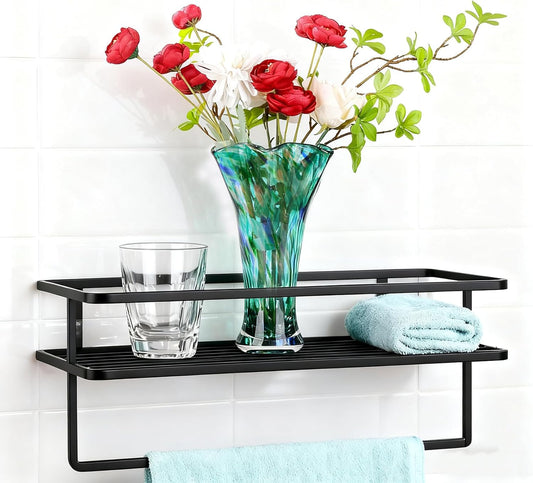 Teal Hand Blown Glass Vase