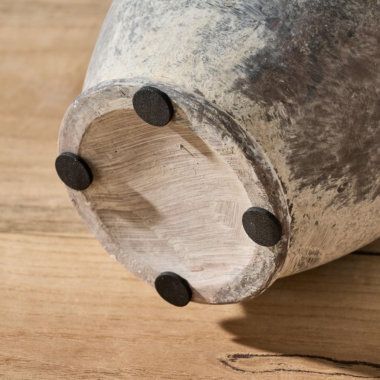 Terracotta Handle Rustic Ceramic Vase