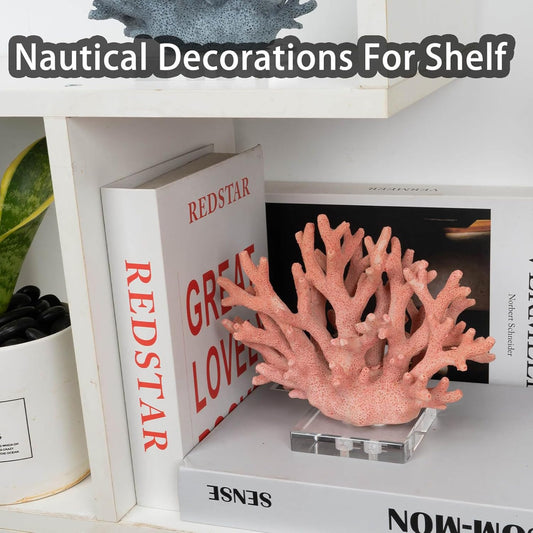 Faux Coral Reef Resin Sculpture