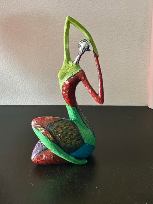 Abstract Yoga Art Statue