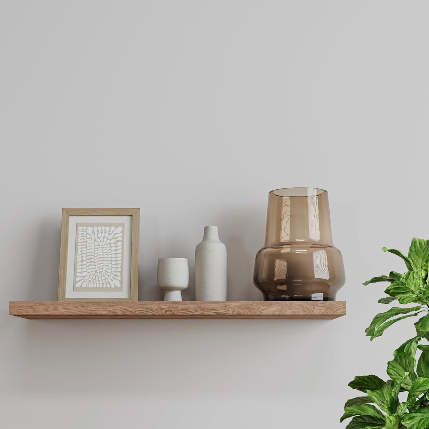 Wide Mouth Glass Bud Flower Vase