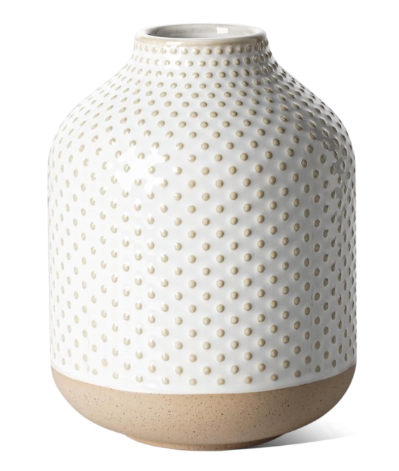 Boho Dot Embossment Flower Vase