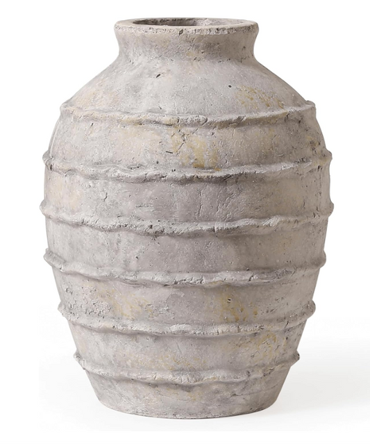 Boho Rings Textured Flower Vase