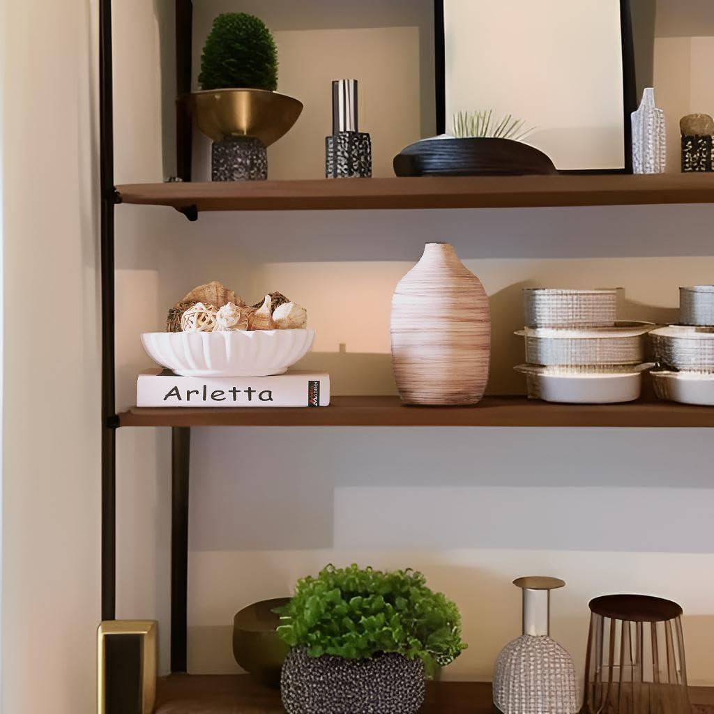 Boho Rings Textured Flower Vase