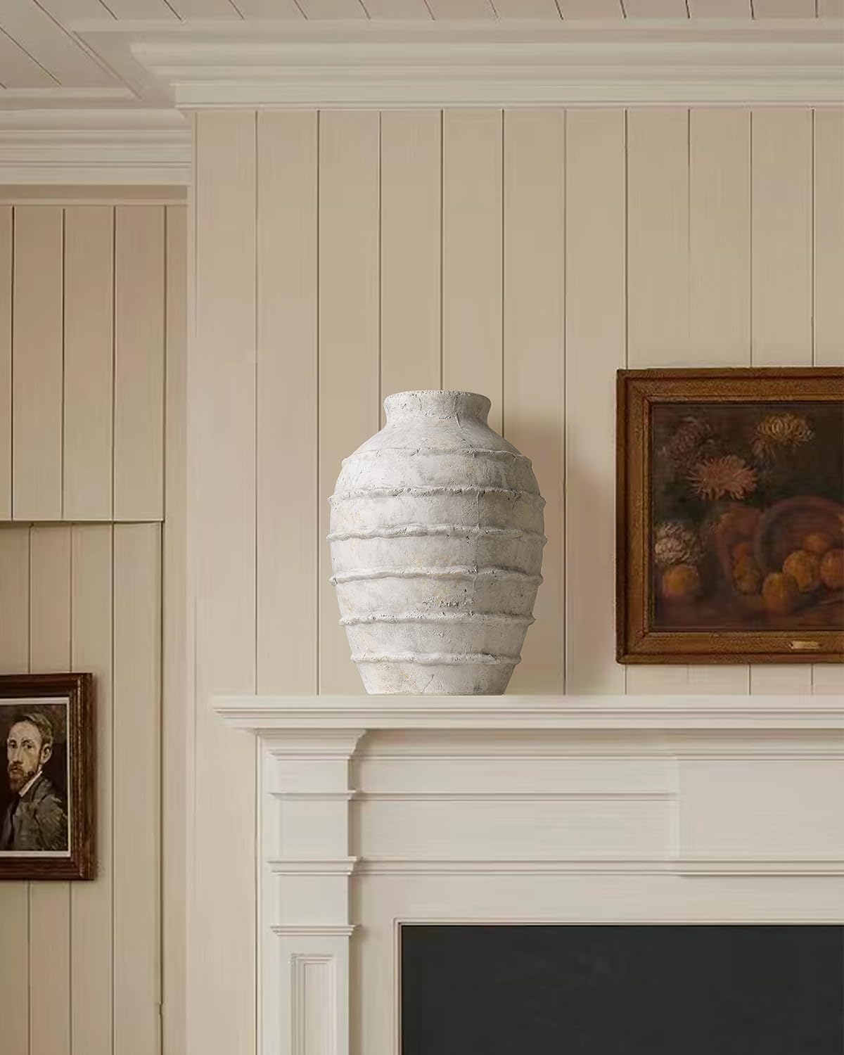 Boho Rings Textured Flower Vase