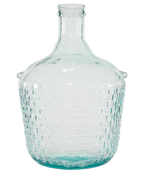 Bubble Texture Recycled Glass Vase