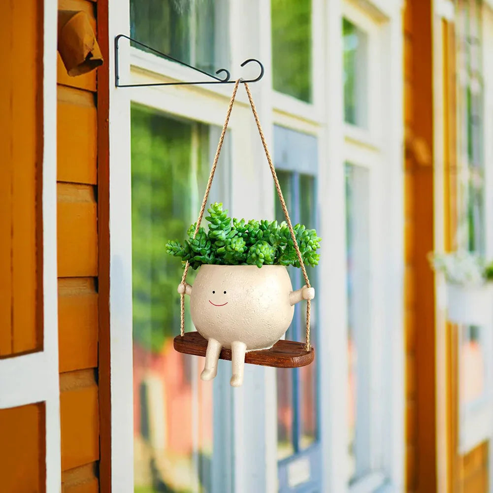 Cartoon Resin Hanging Planter