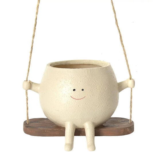 Cartoon Resin Hanging Planter