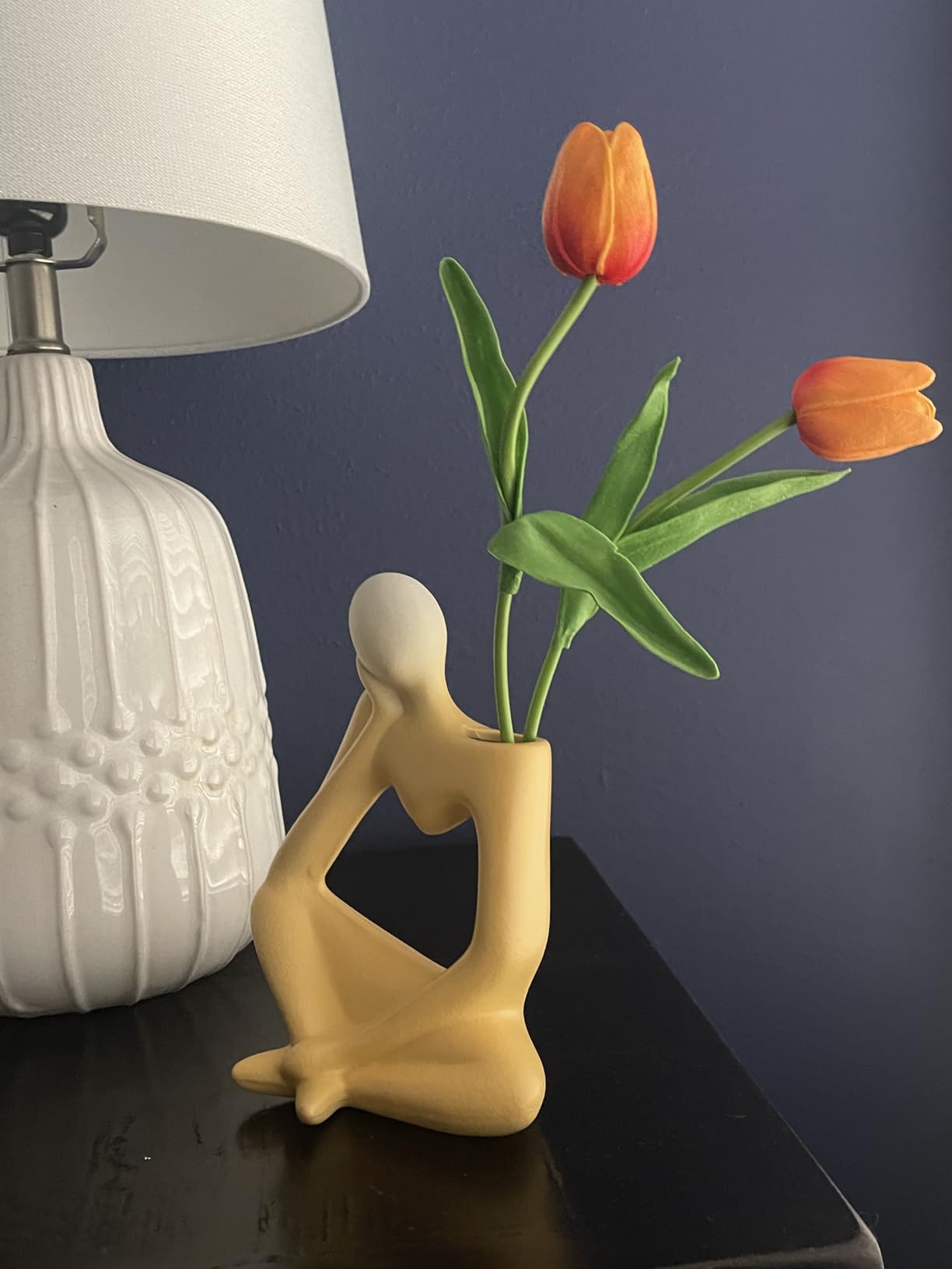 Ceramic Thinker Flower Vase