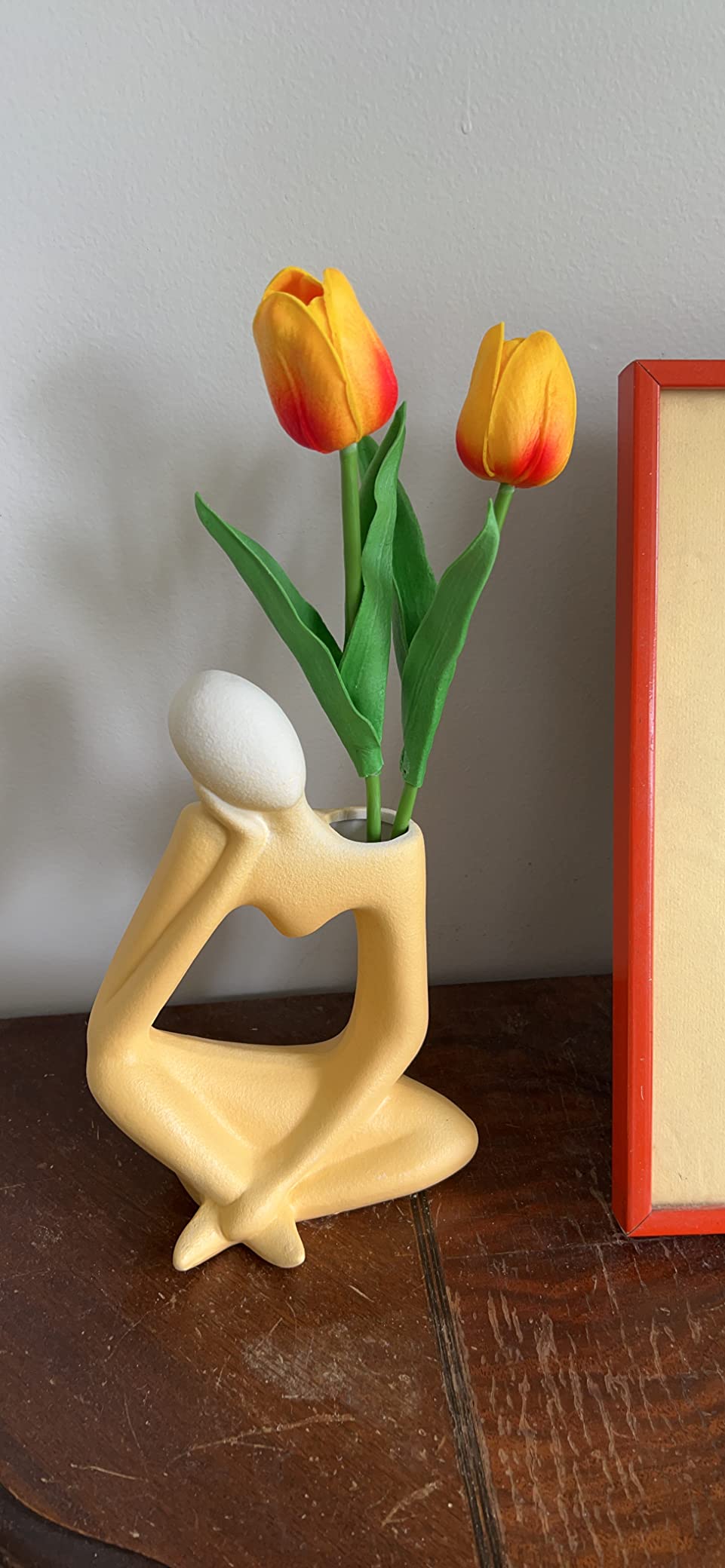 Ceramic Thinker Flower Vase
