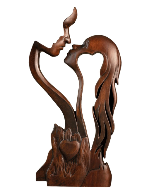 Couple Romantic Portrait Sculpture