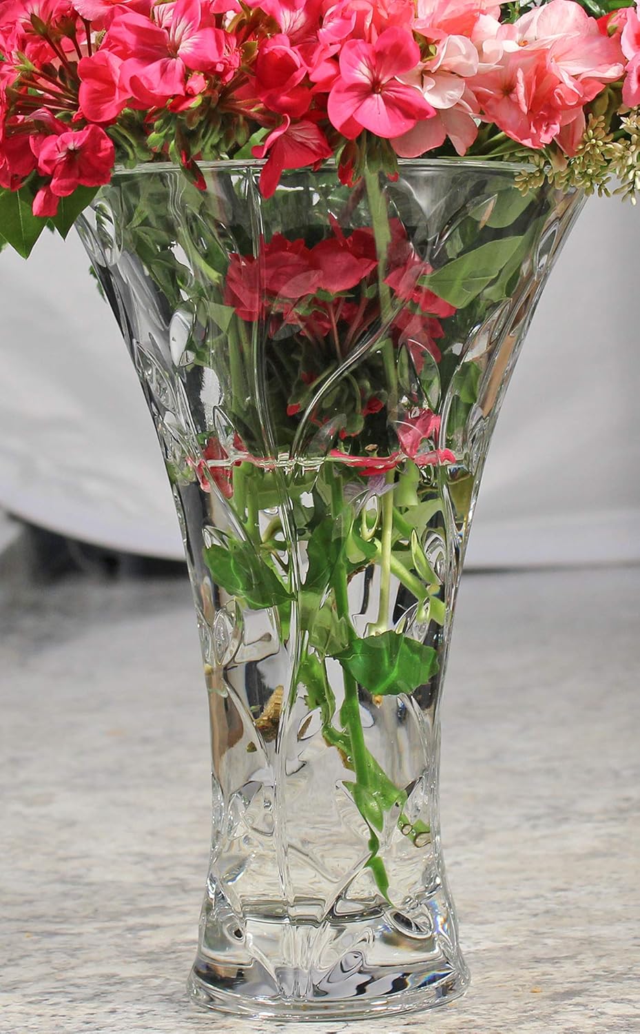 Crystal Laurus Vase