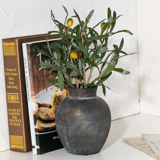 Vintage Style Rustic Ceramic Vase