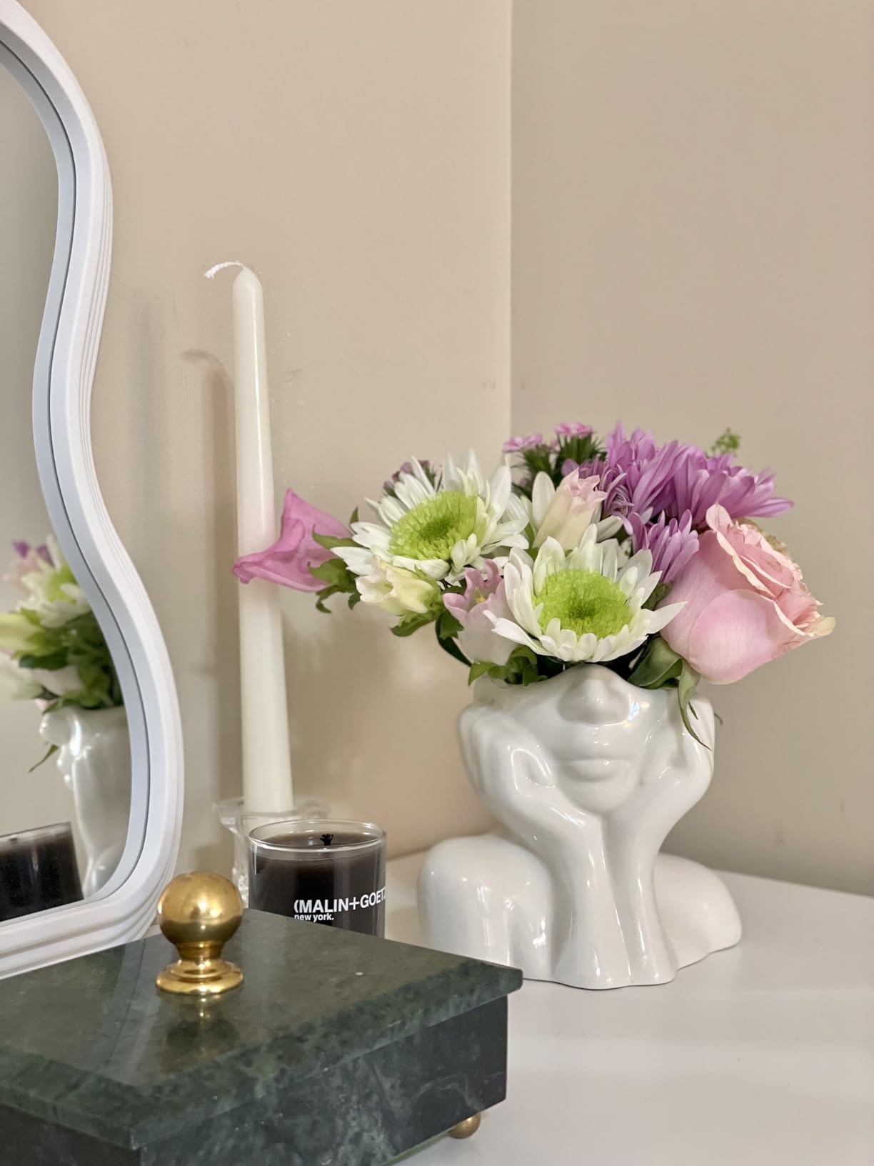 Face Vase Ceramic Vase