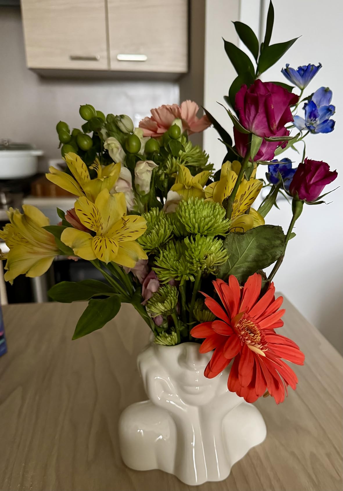 Face Vase Ceramic Vase