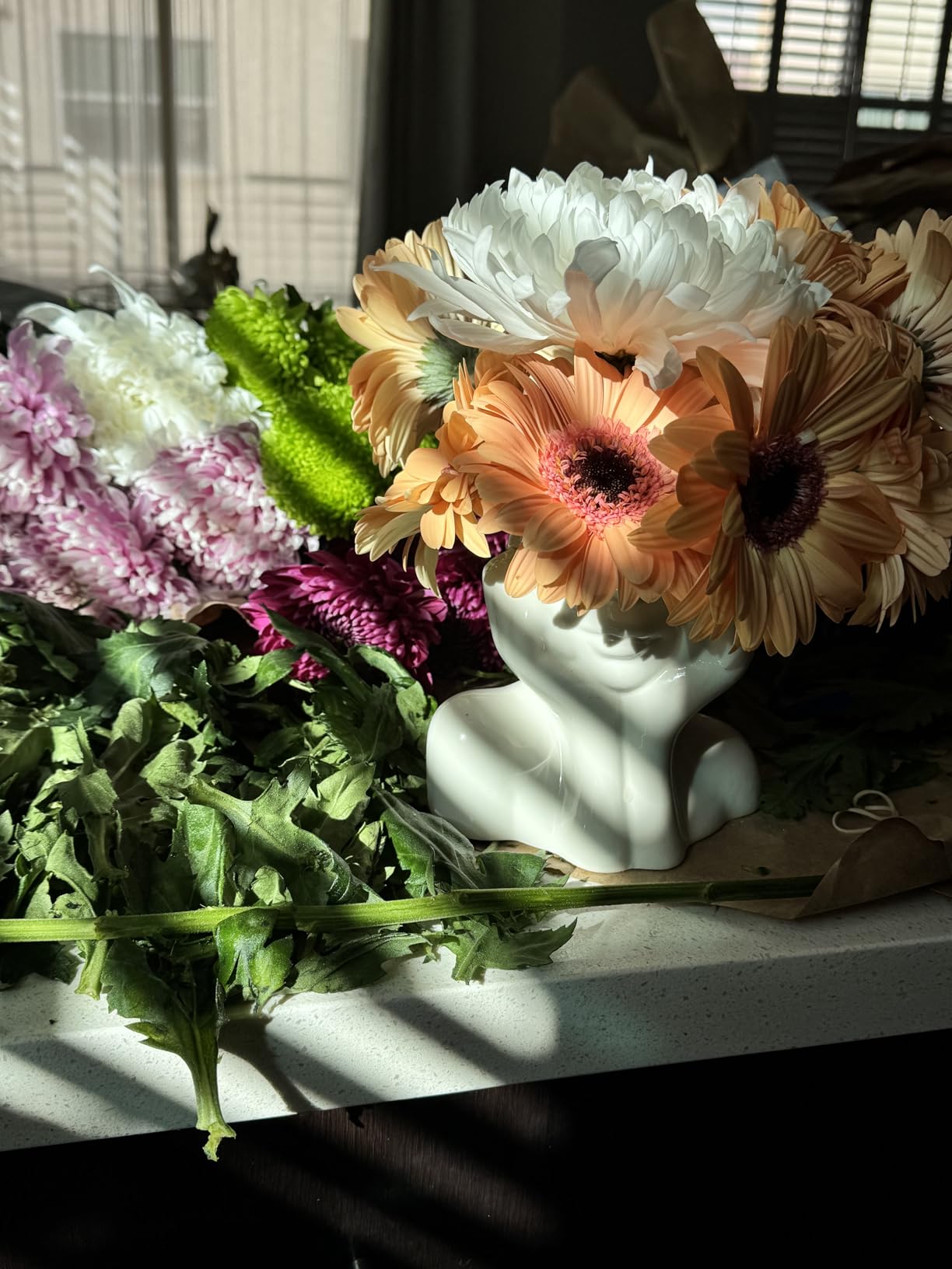 Face Vase Ceramic Vase