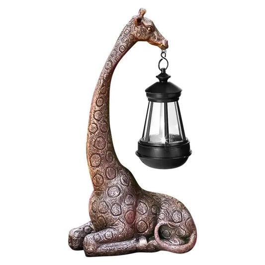 Giraffe Solar Light Garden Statue