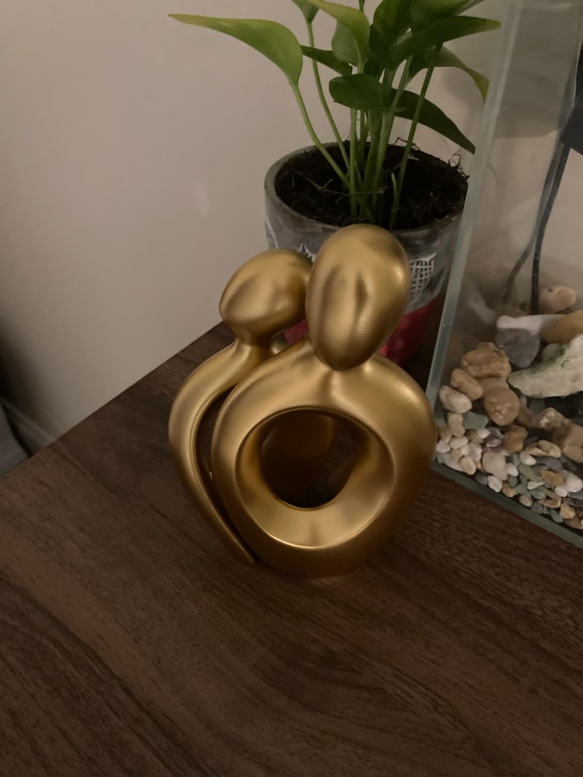 Gold Couples Statue