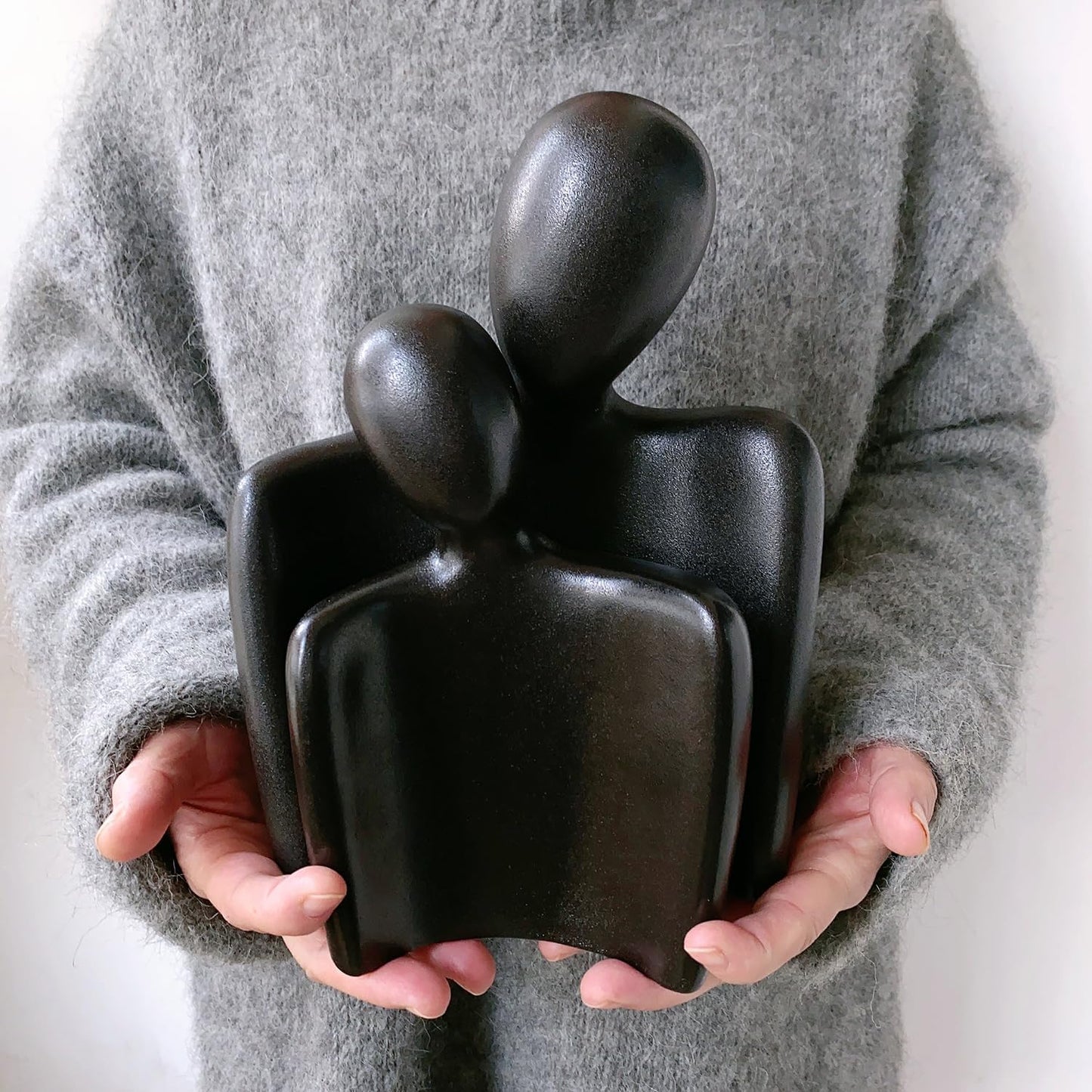 Hugging Couple Statue Sculpture