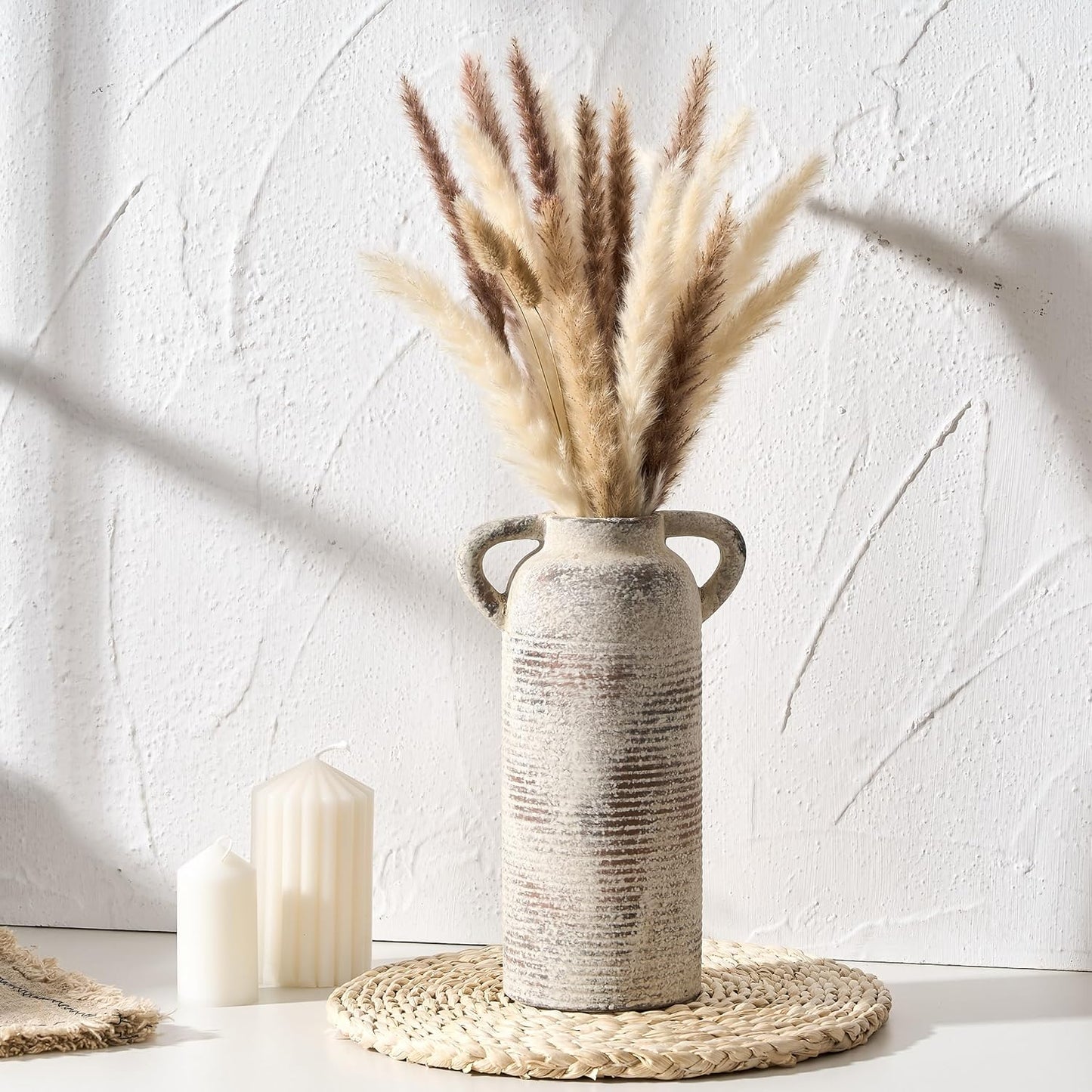 Long Jar Terracotta Vase