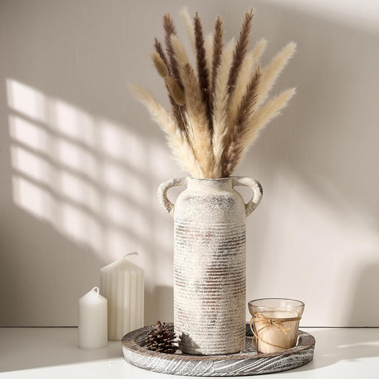 Long Jar Terracotta Vase