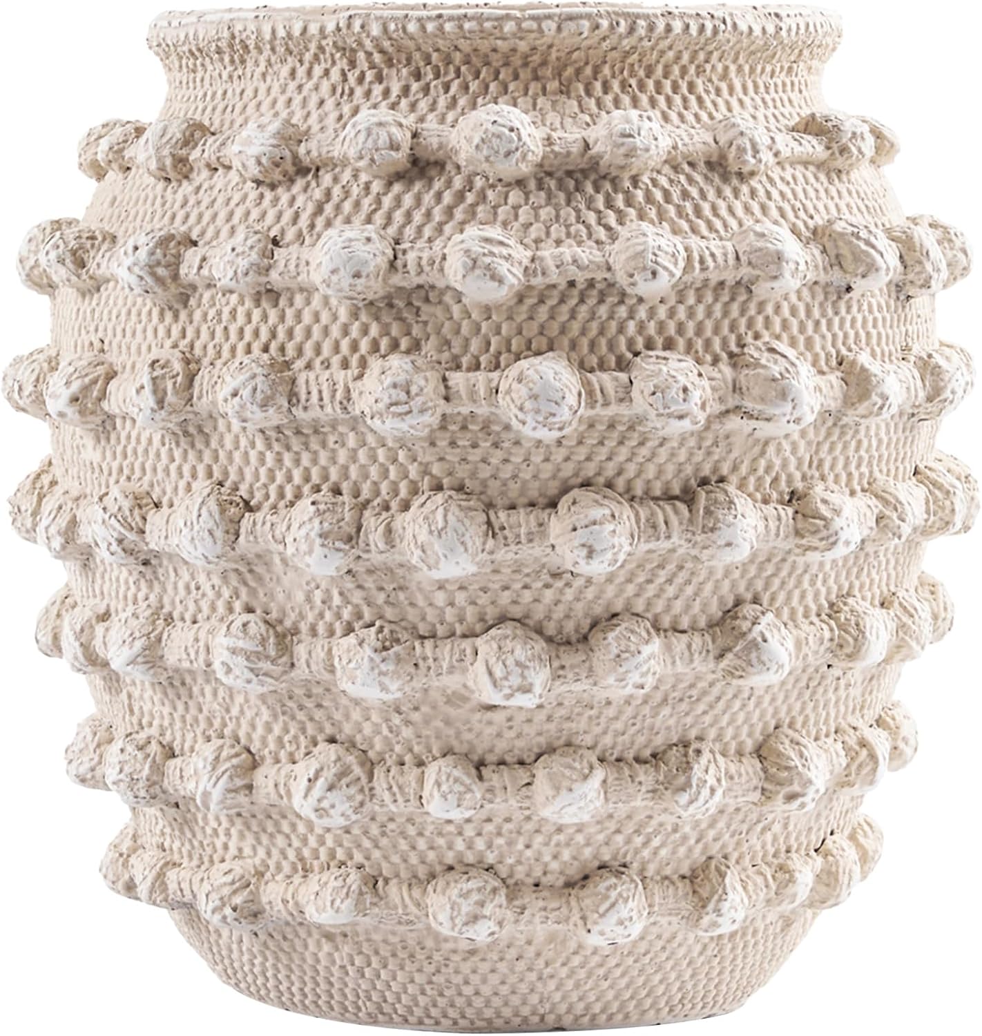 Rope Knots Boho Ceramic Vase
