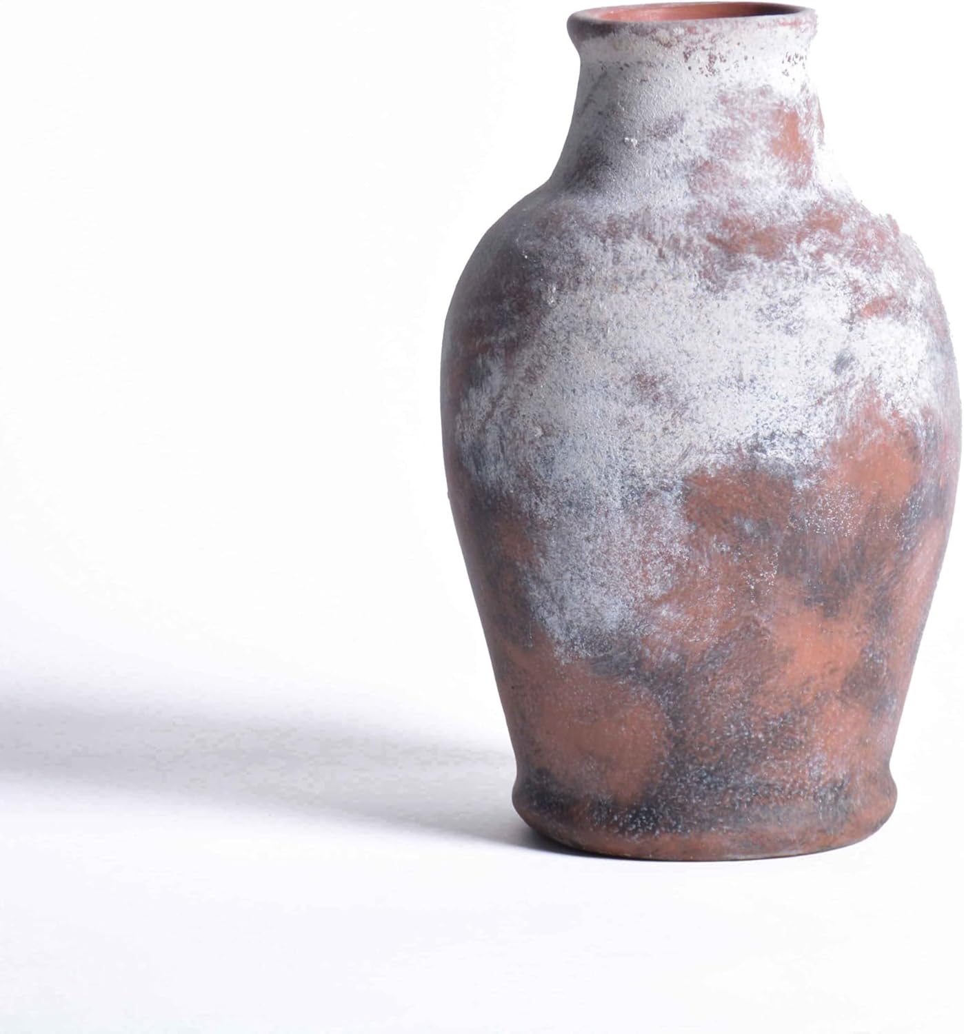 Rustic Terracotta Hues Ceramic Vase