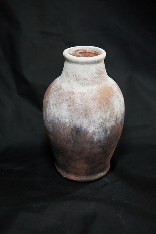 Rustic Terracotta Hues Ceramic Vase