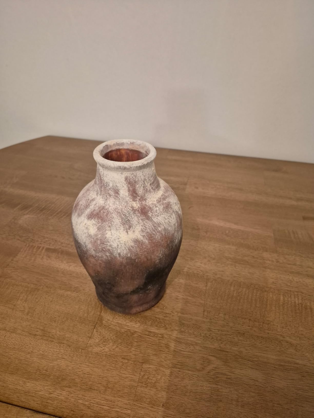 Rustic Terracotta Hues Ceramic Vase