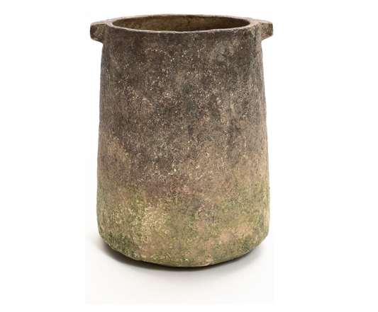Rustic Vintage Cement Flower Vase
