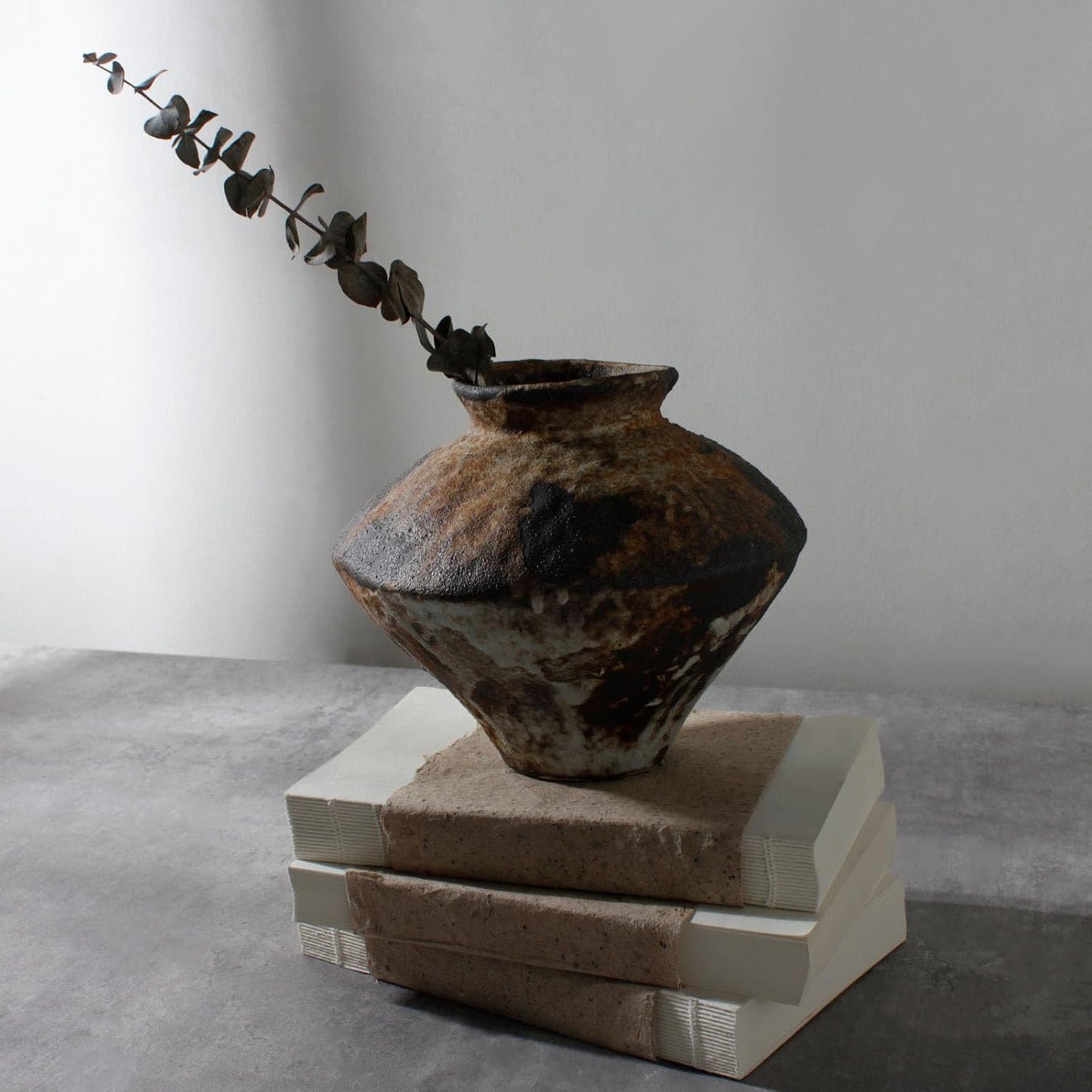 Rusty Wabi Sabi Ceramic Vase