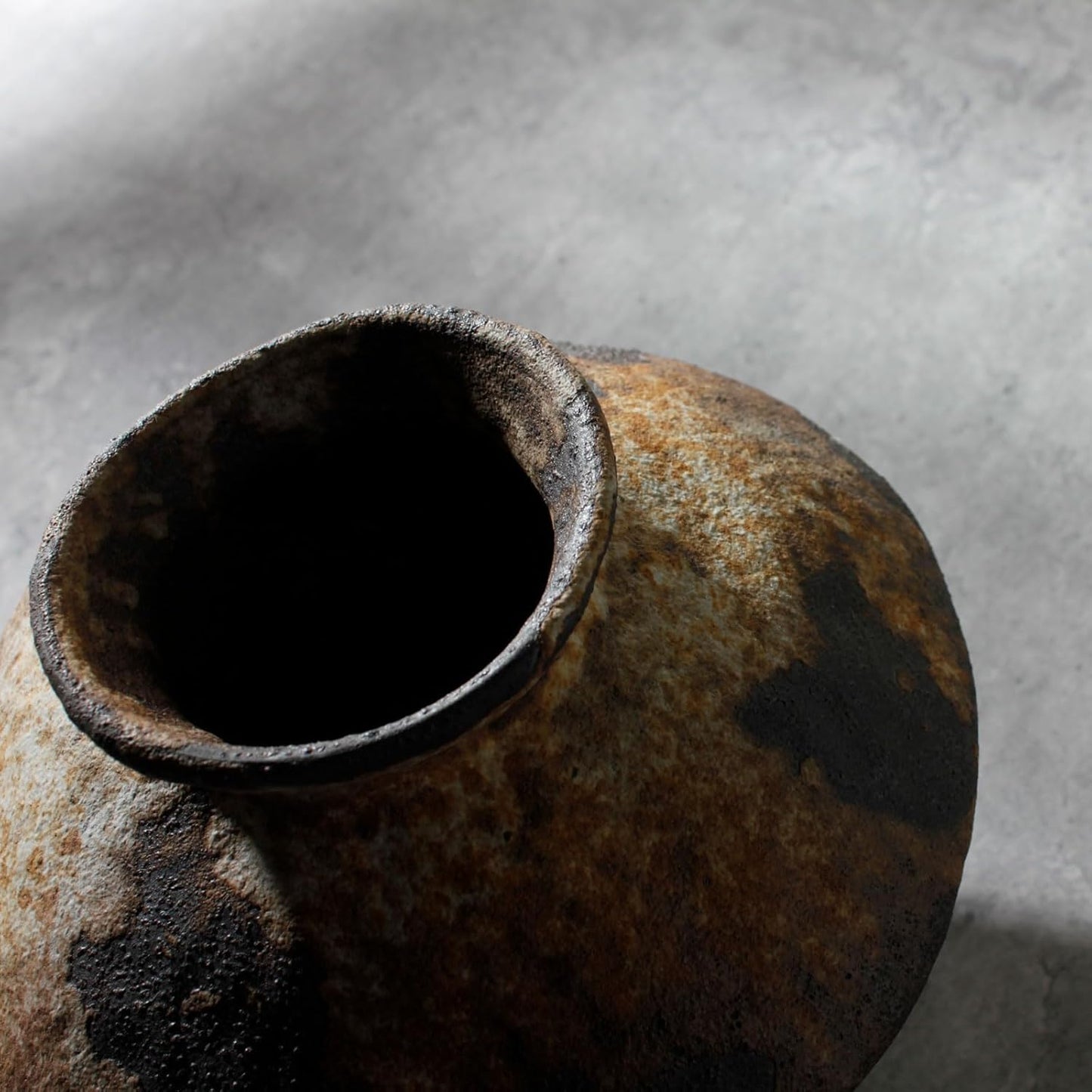 Rusty Wabi Sabi Ceramic Vase