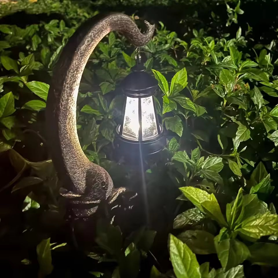 Solar Powered Elephant Garden Statue